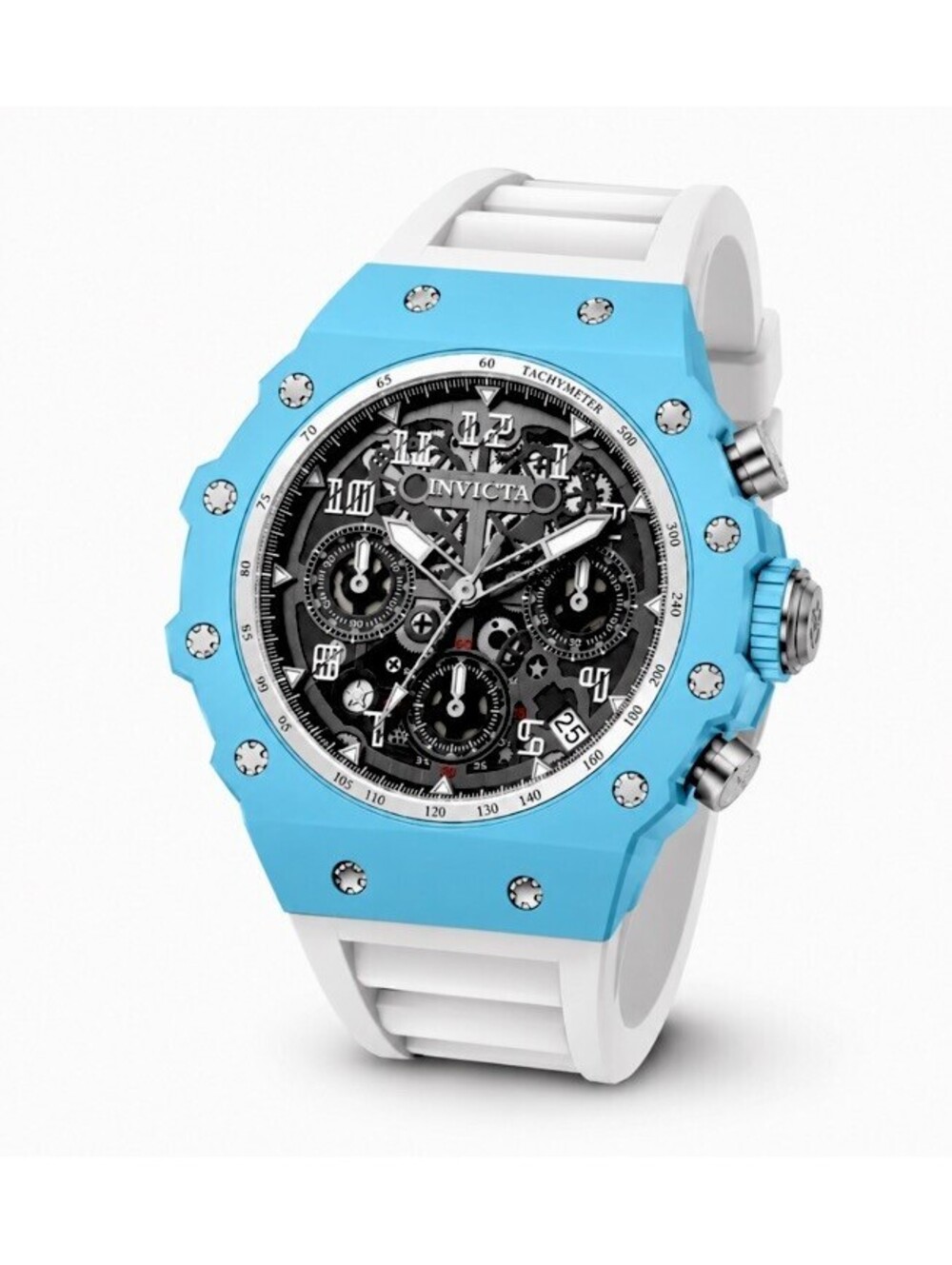 Invicta Racing Valyron Men’s Watch 41mm Blue White w/ Black Racing Dial (69627)